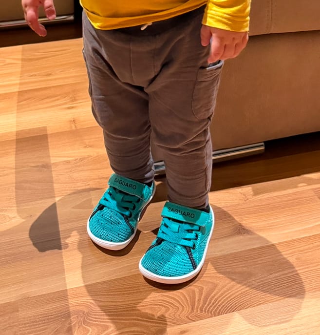 Customer photo review of Niños Luck Ⅰ - Zapatos Barefoot