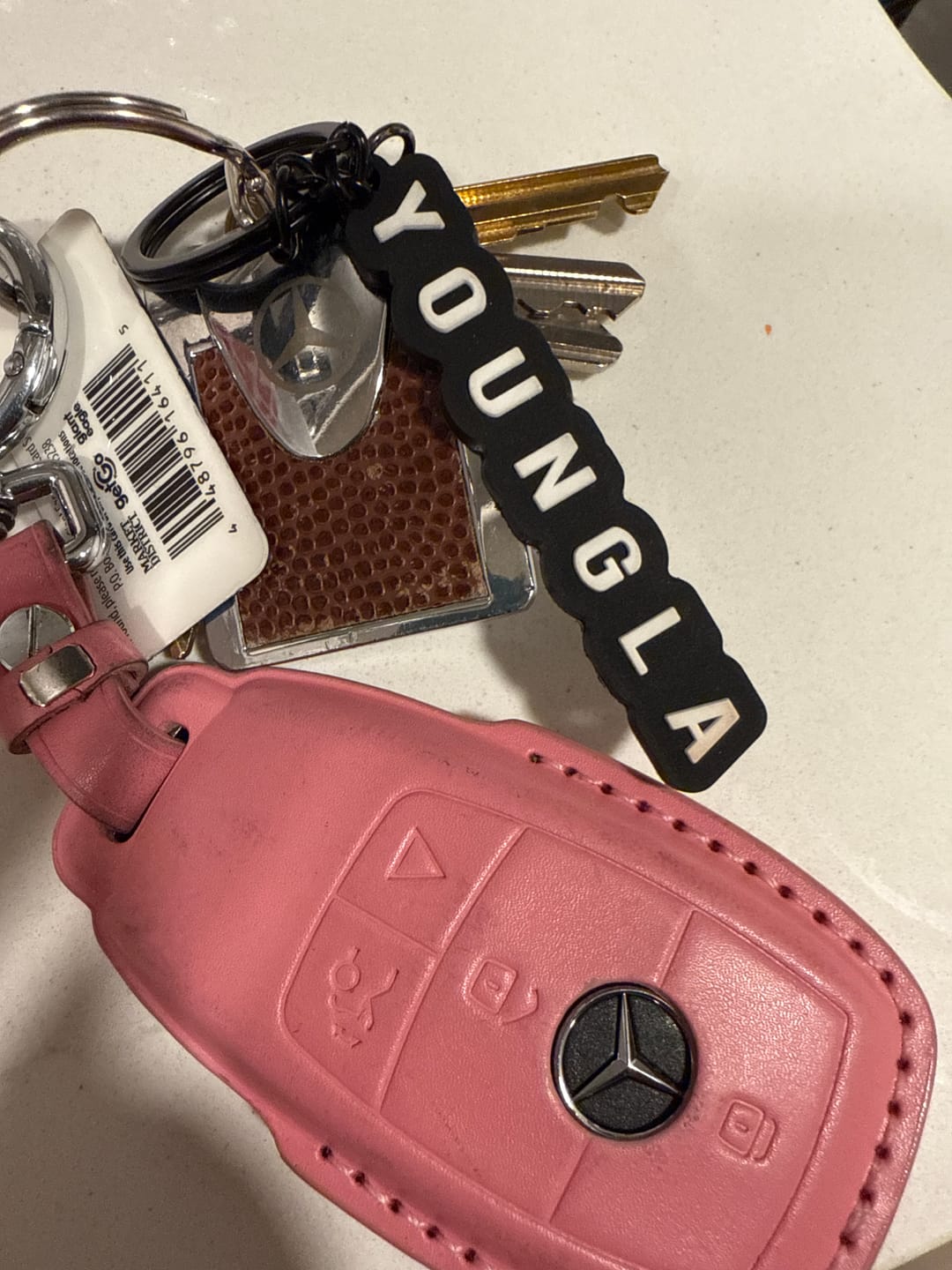 Customer photo review of 931 YoungLA Keychains