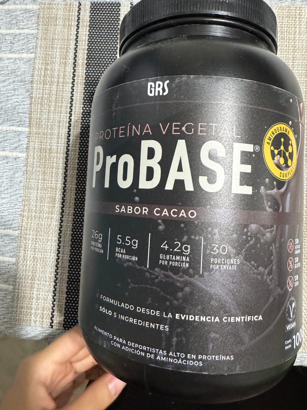 Customer photo review of Proteína ProBASE Cacao