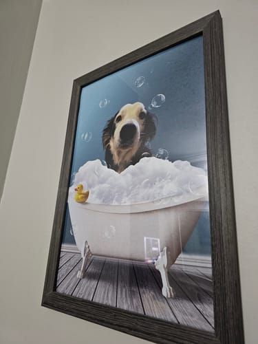 Customer photo review of Fun in the tub - Personalized poster