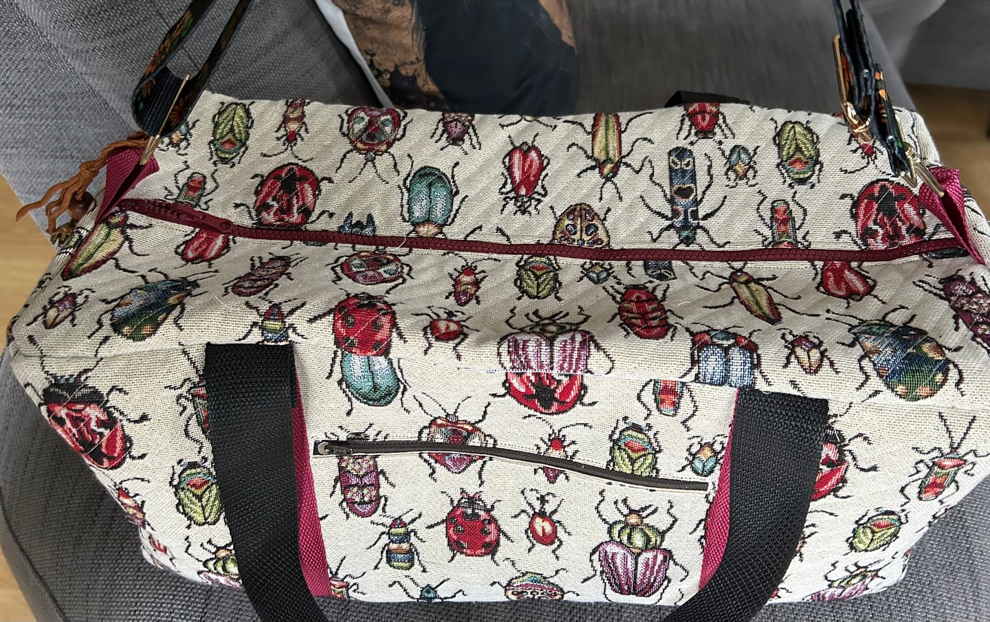 Customer photo review of Bugs Tapestry Fabric