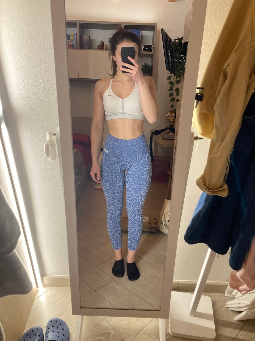 Customer photo review of Leggings Wild Essence BambùFIR Blu Sugar
