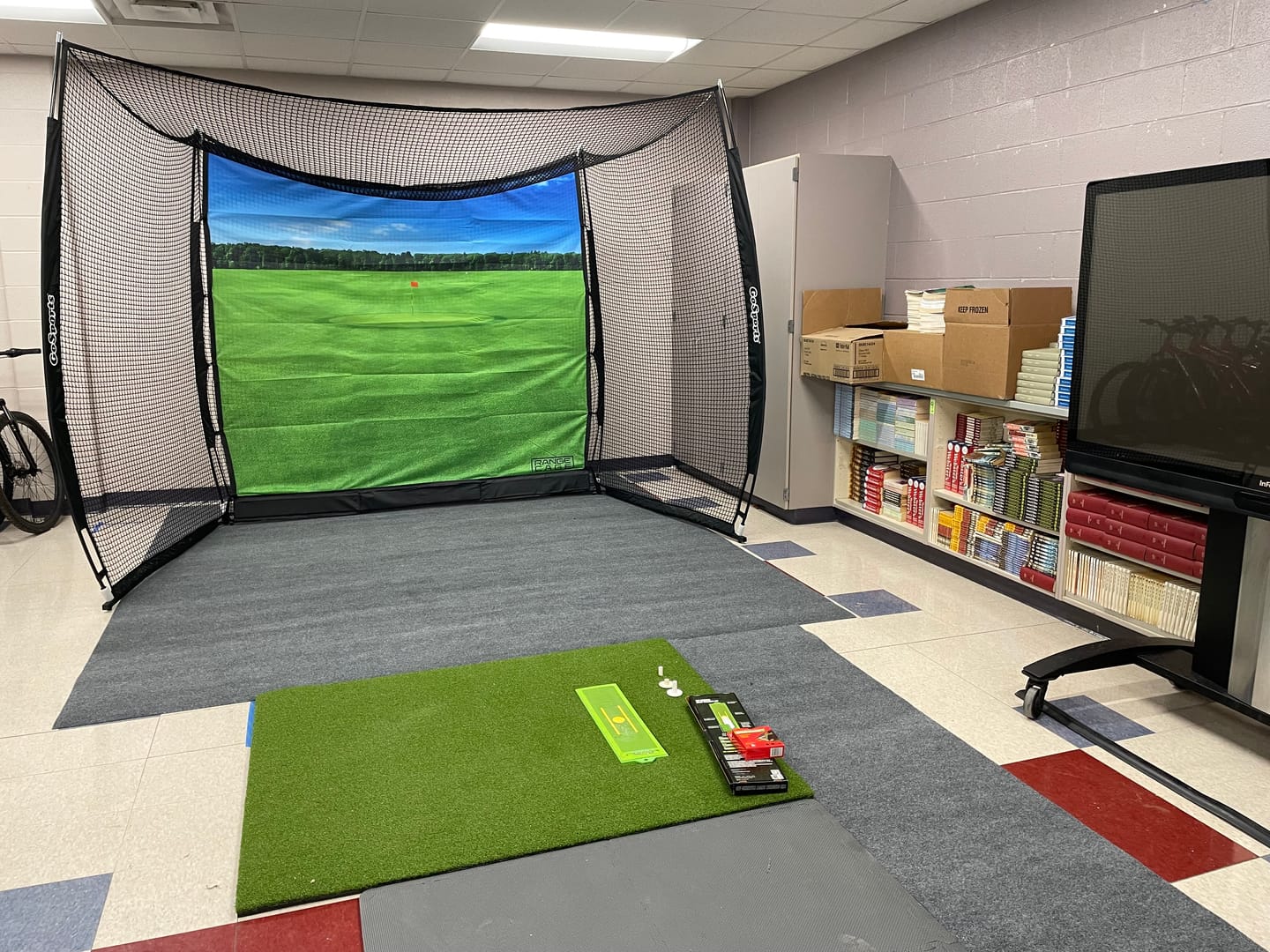 Customer photo review of Divot Board Turf Mat 4x5 - Bundle