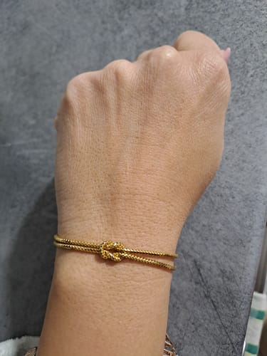 Customer photo review of Bracciale Nodo Ami