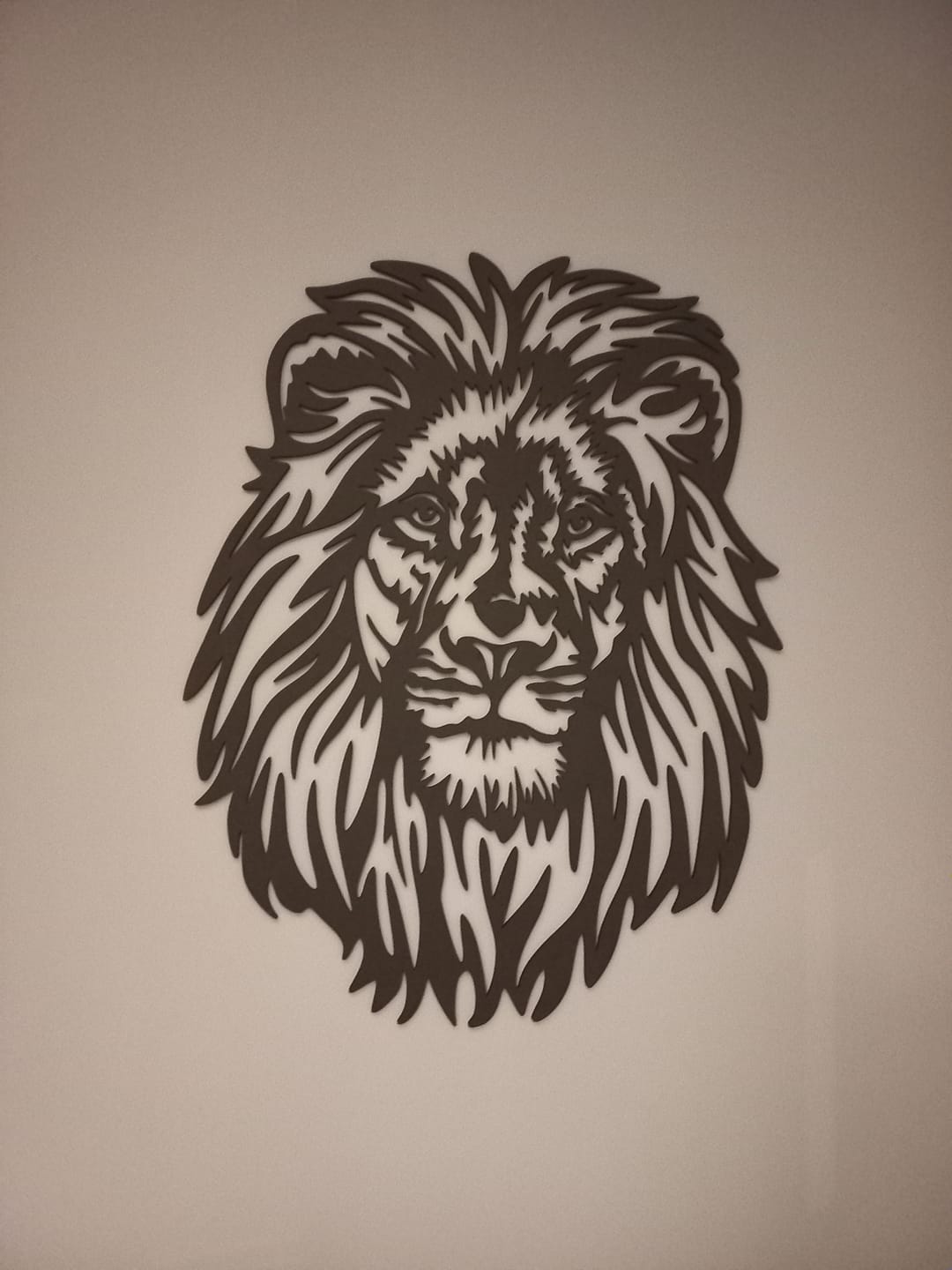 Customer photo review of Wanddecoratie dieren | Leeuw