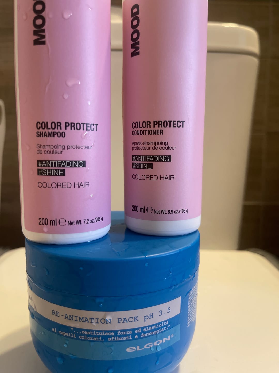 Customer photo review of Máscara Reanimation Ph 3.5 Colorcare Elgon