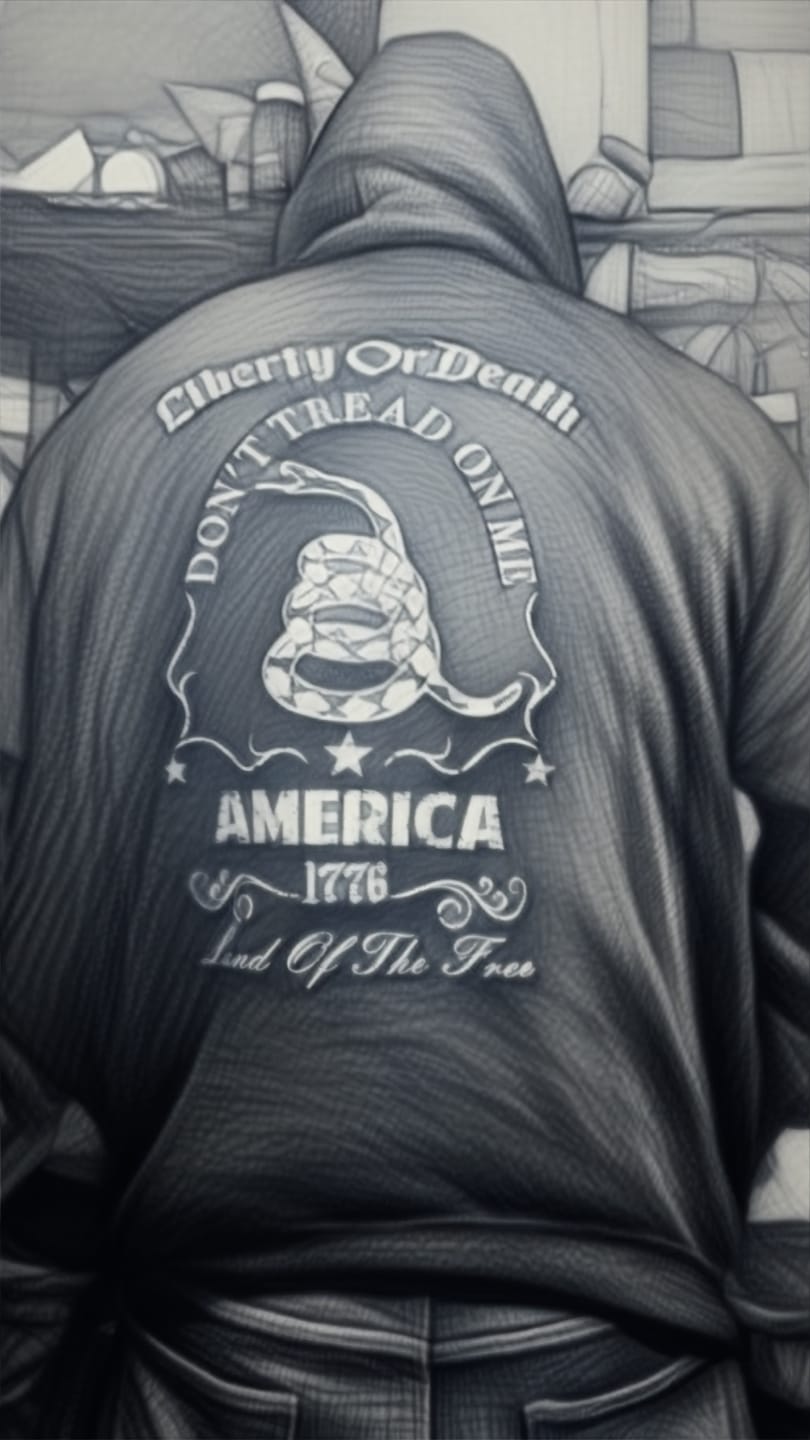 Customer photo review of Don't Tread On Me 1776 Hoodie