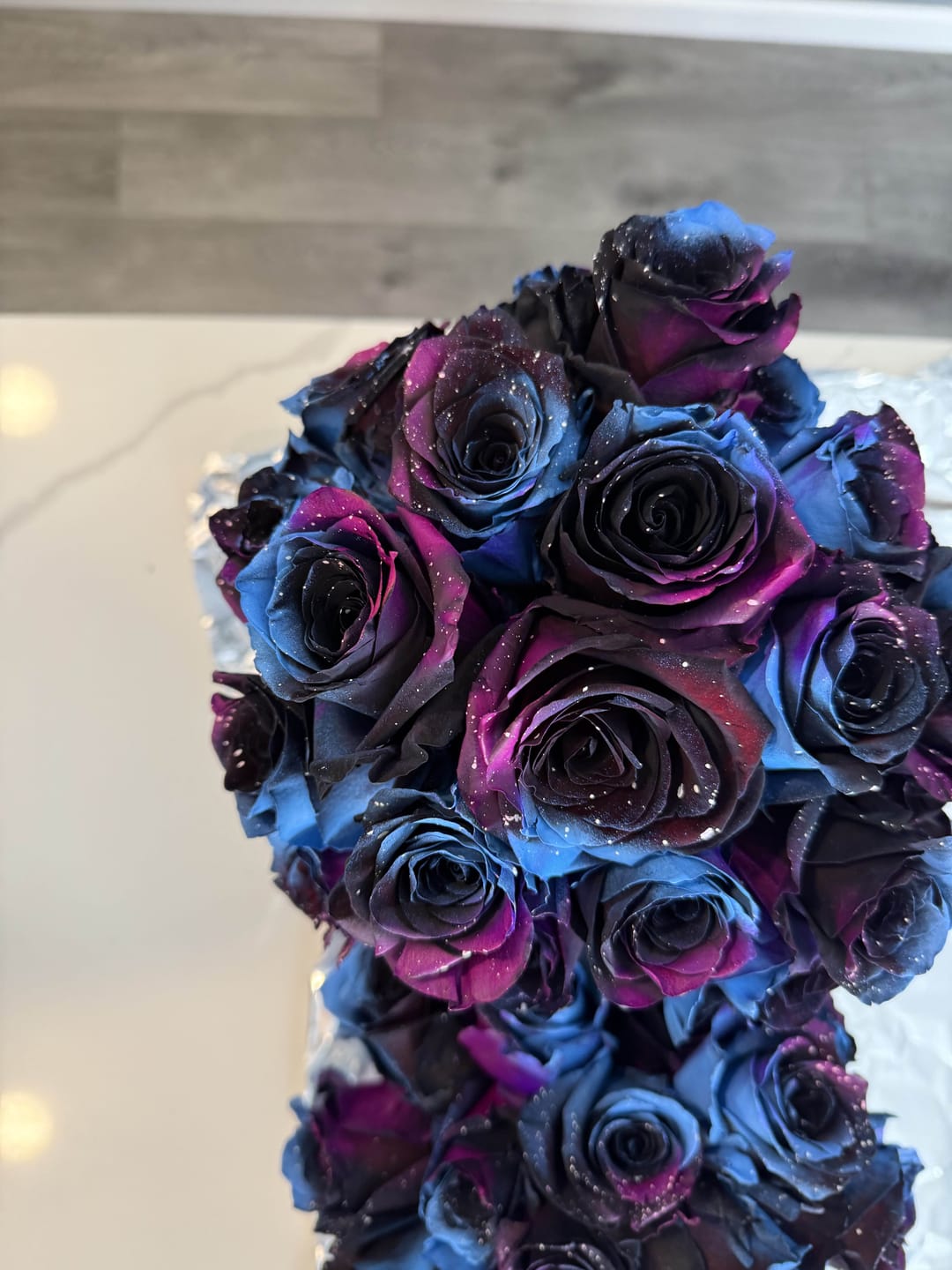 Customer photo review of Starry Galaxy Roses