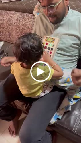 Customer video review of Beat Maker Montessori Busy Board - V9 Rechargeable
