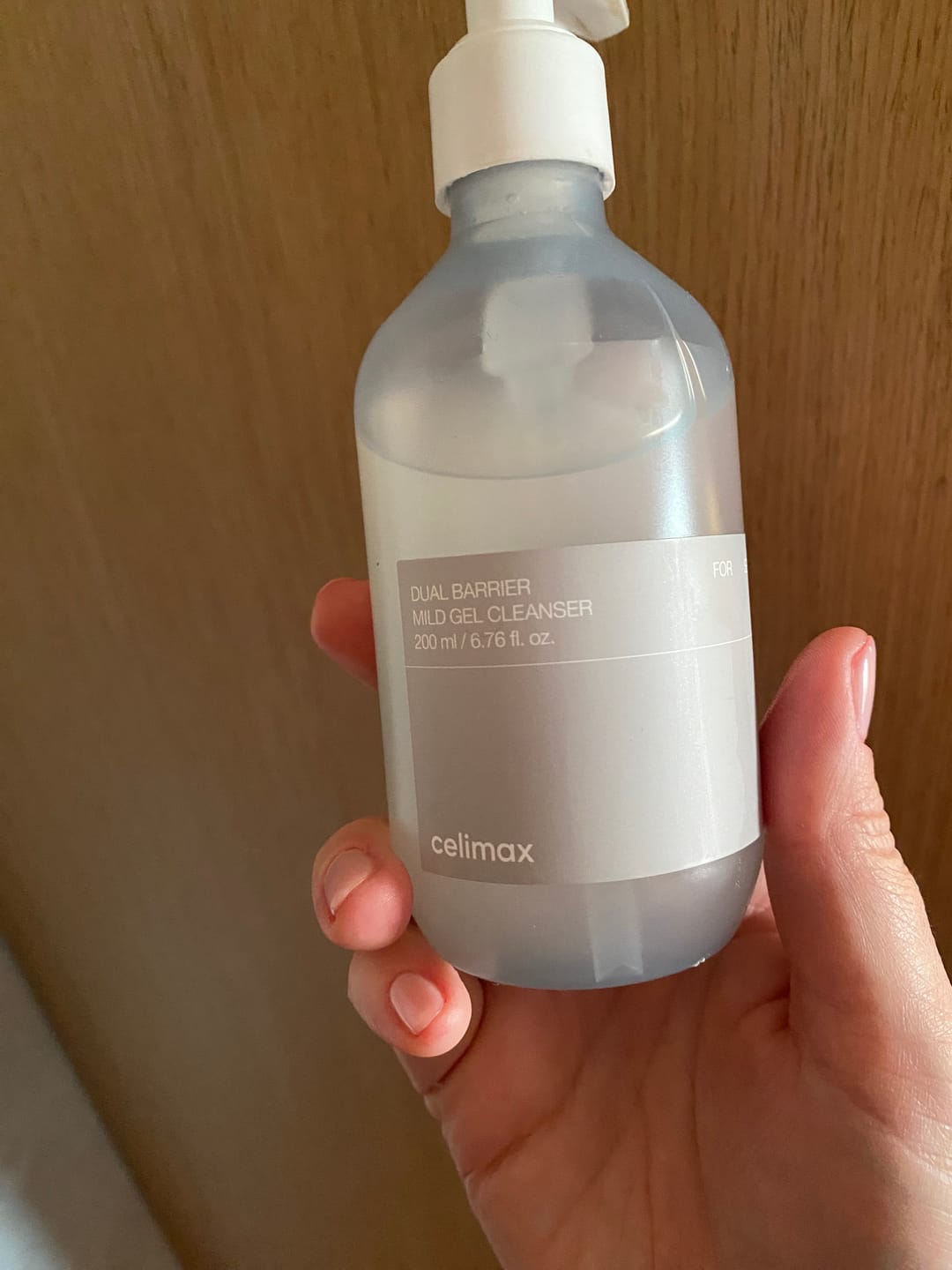 Customer photo review of Maigas gelveida putiņas sejas mazgāšanai ar keramīdu kompleksu Celimax Dual Barrier Mild Gel Cleanser