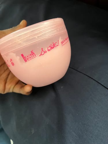 Customer photo review of Fair and White So White! Skin Perfector Purifying Cream 250 ml