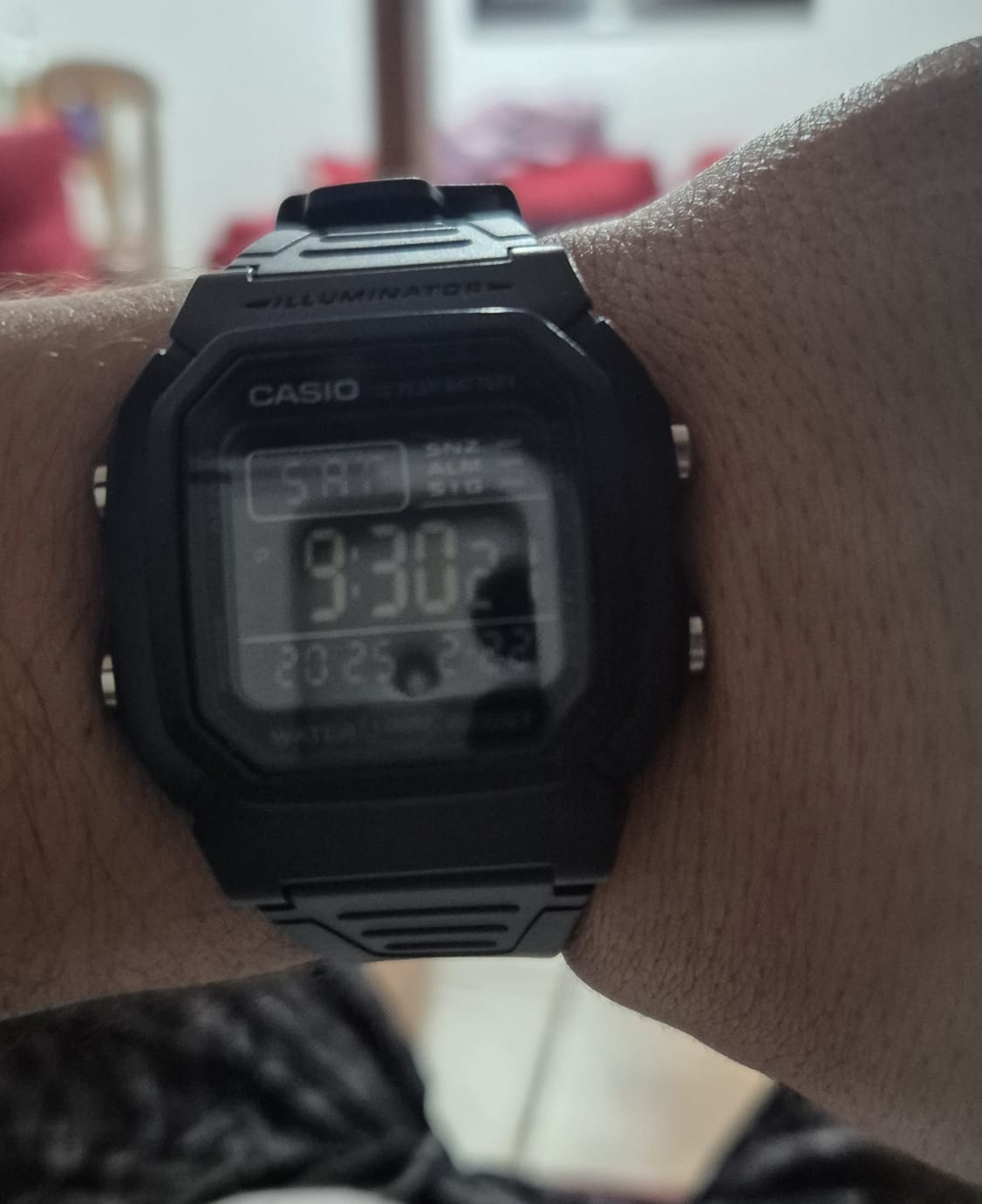 Customer photo review of Reloj Casio Vintage W-800H-1BVCF Negro Pantalla Negativa