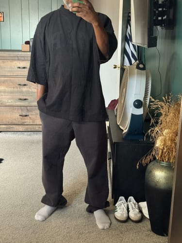 Customer photo review of Women's Fleece Jogging Pant - Yeezy Gap Engineered by Balenciaga - 3 Colors Available