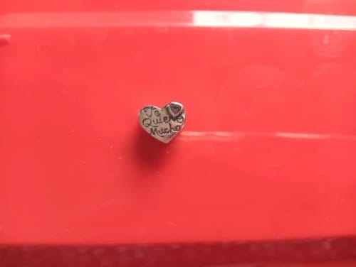 Customer photo review of 925 Sterling Silver Te Quiero Mucho Charm