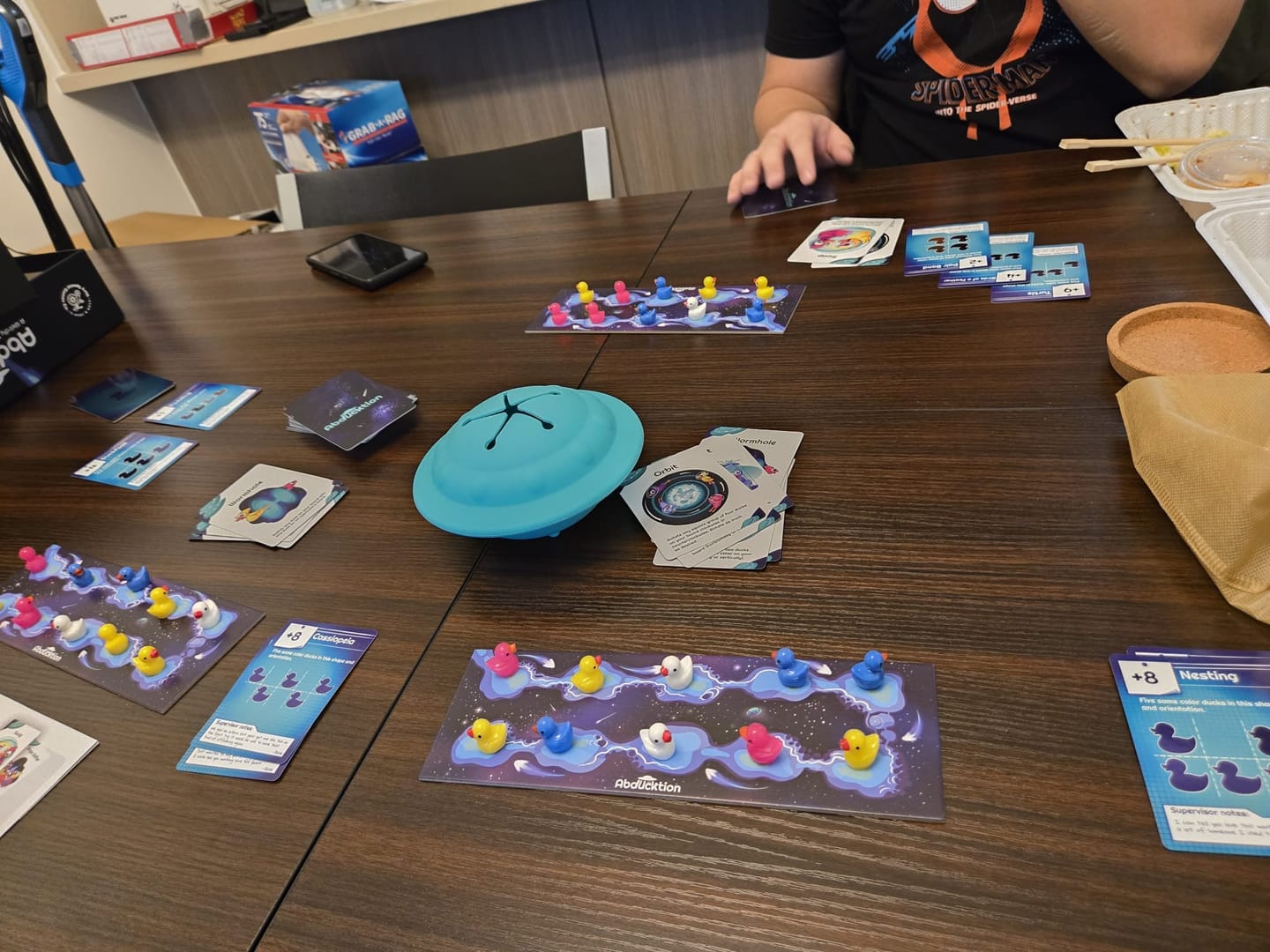 Customer photo review of Abducktion: A Weirdly Strategic Game of Duck Kidnapping