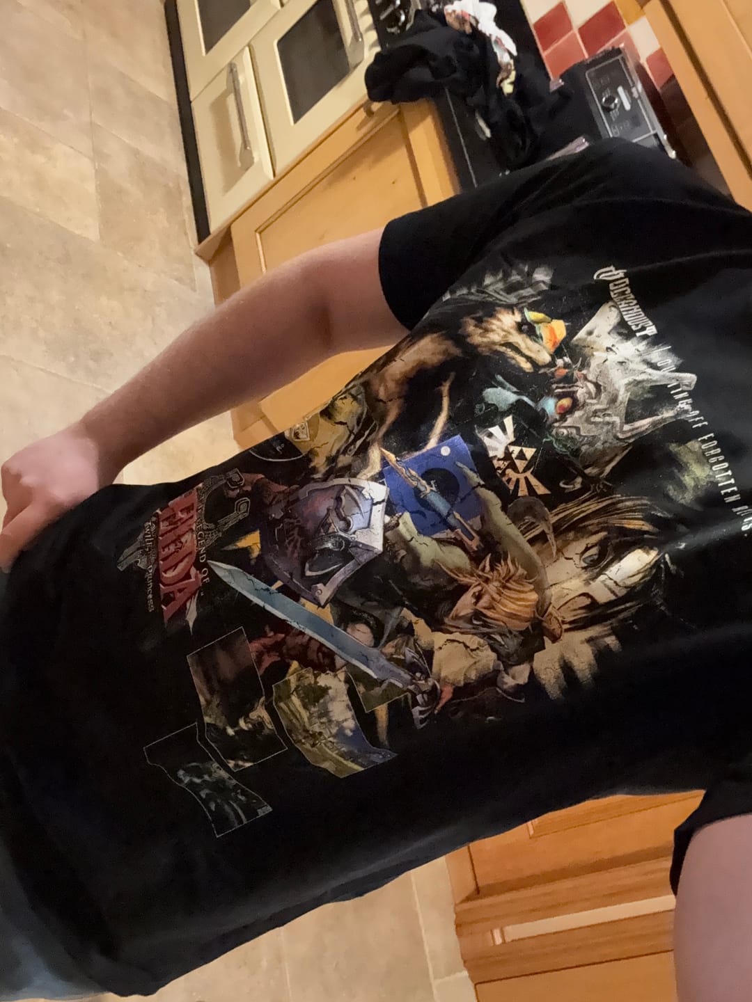 Customer photo review of Video Games 'The Legend of Zelda: Twilight Princess' Staple T-Shirt