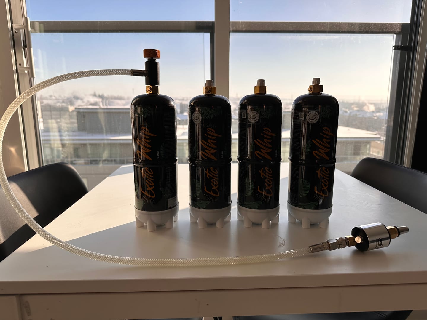 Customer photo review of Whippiphany System 2.0 - n2o Regulator + Whippiphany Filter Set