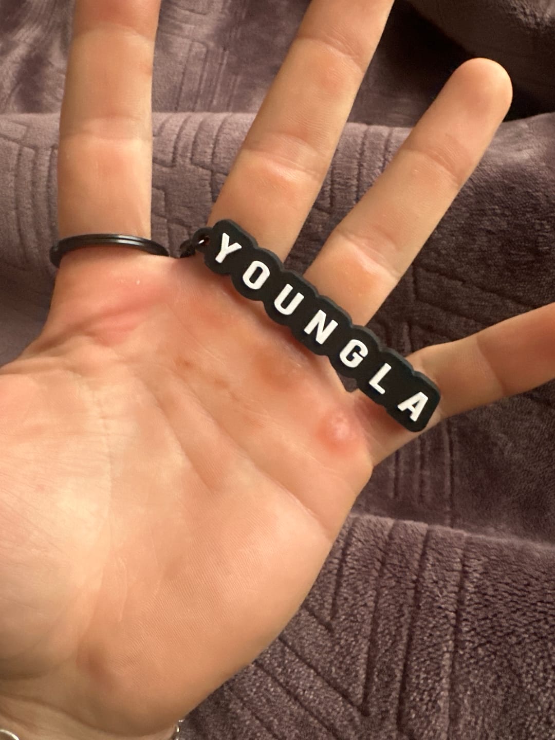 Customer photo review of 931 YoungLA Keychains