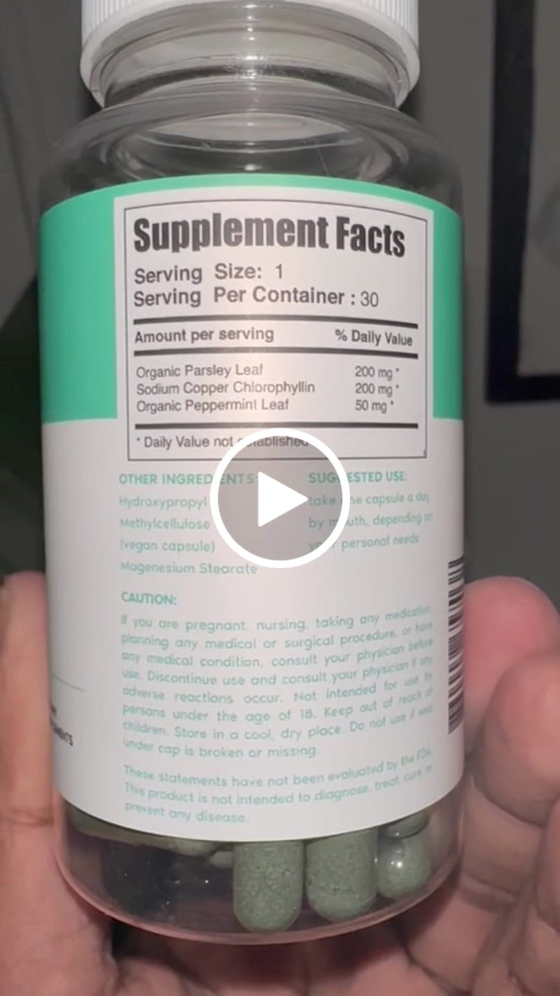 Customer video review of Internal Deodorant Capsules – Natural Body Odor Control Supplement