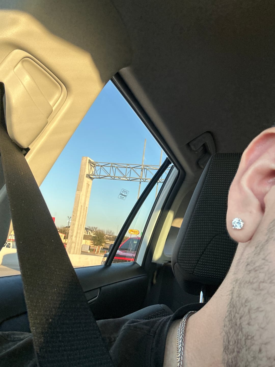 Customer photo review of 6MM Moissanite Earrings