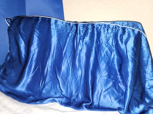 Customer photo review of Atelier Medica Organic Silk Pillowcase
