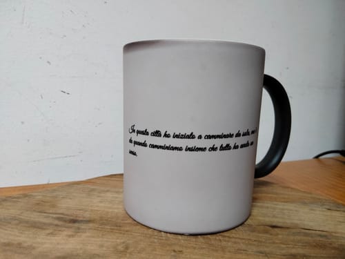 Customer photo review of Tazza magica personalizzata 325ml