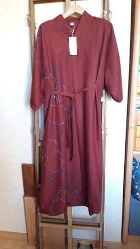 Customer photo review of Robe Japonaise Rouge