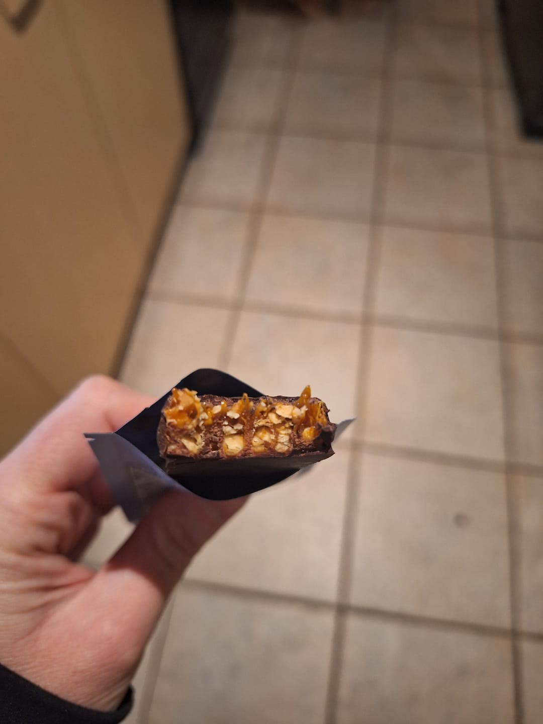 Customer photo review of Dark Chocolate Aloha Caramel