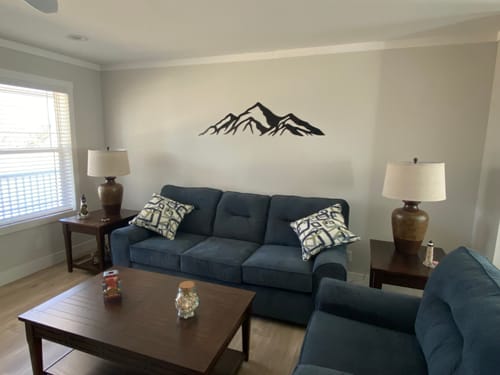 Customer photo review of Rocky Mountains - Metal Wall Art
