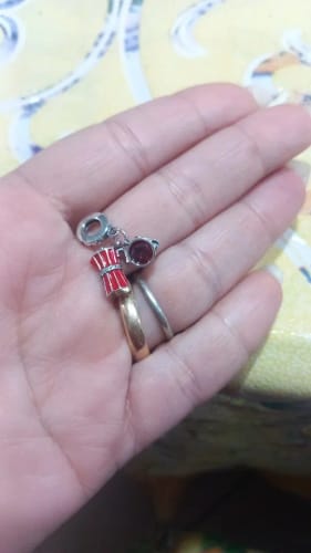 Customer photo review of 925 Sterling Silver Coffee Time Charm