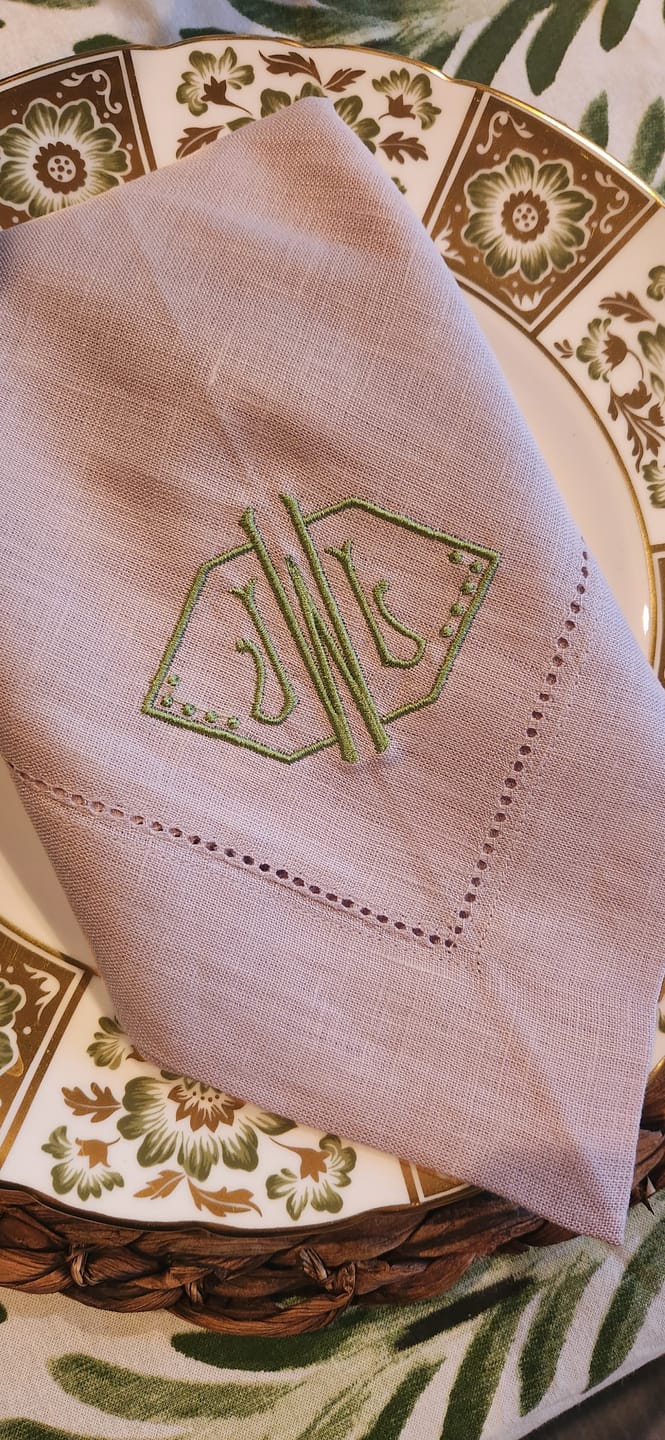 Customer photo review of Classic Hemstitch Napkins