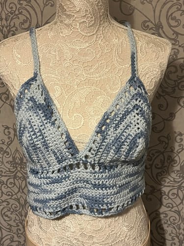 Customer photo review of Lilly Top Crochet Pattern