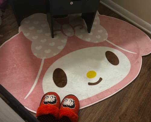 Customer photo review of My Melody Inspired Area Rug Carpet Mat Girly Cute Creative Modern 100cm x 160cm x 1.3 cm