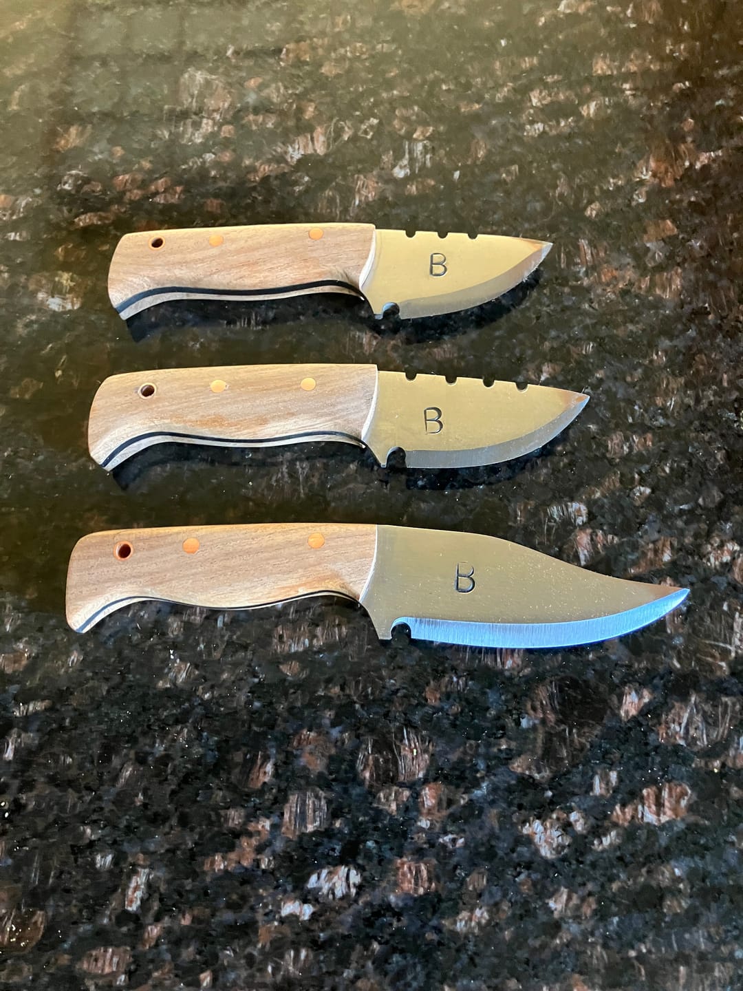 Customer photo review of 2" x 42" Sanding Belts for Finishing & Sharpening, 3 PACK