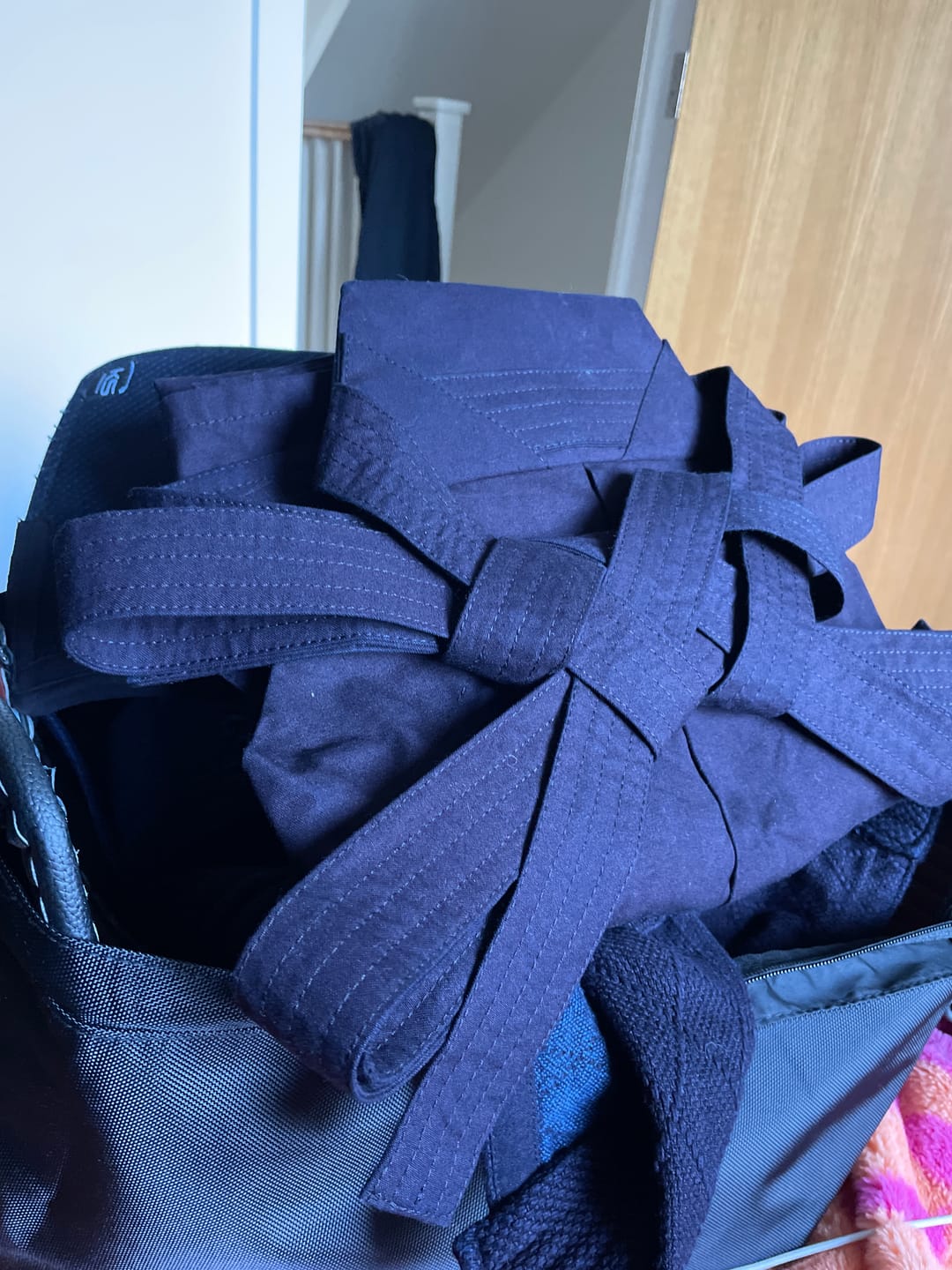 Customer photo review of 'KINBOSHI' #11,000 Seiaizome Gokujouhin Prestige Kendo Hakama