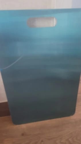 Customer photo review of Steel Chopping Board Set