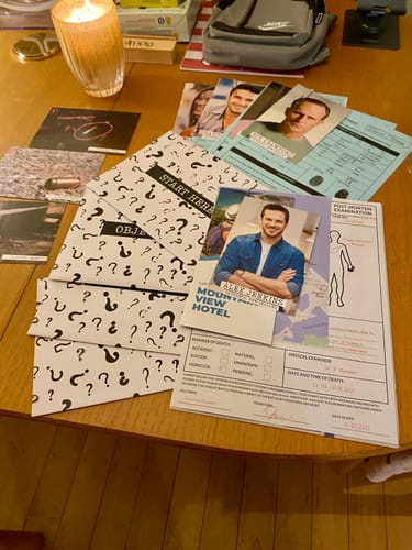 Customer photo review of MURDER AT THE MOUNT