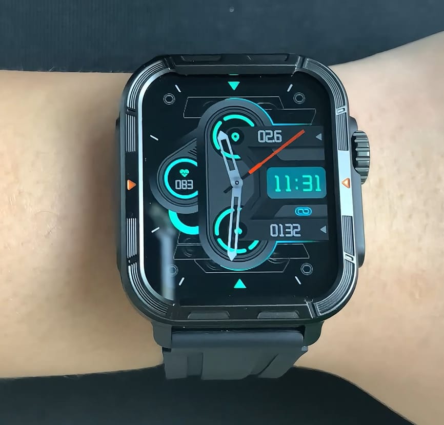 Customer photo review of BEARSCOME VEE PRO Rugged Sports Smartwatch for Body composition /ECG/ Blood sugar/Blood pressure/heart rate monitoring