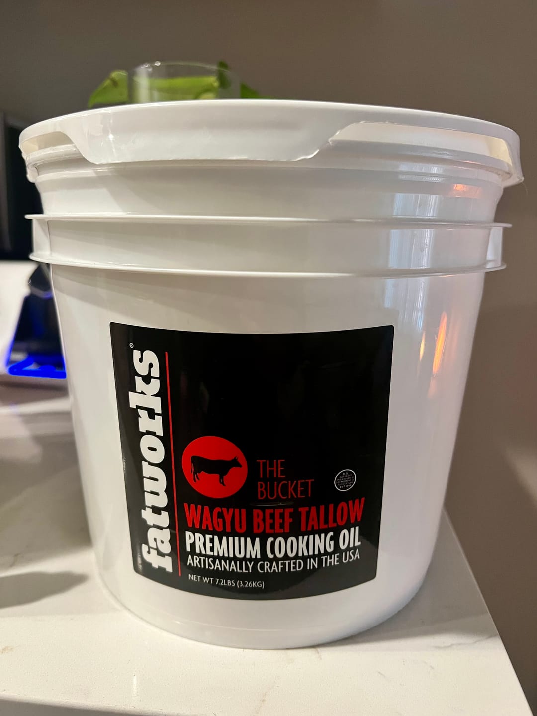 Customer photo review of 1 Gallon Wagyu Tallow