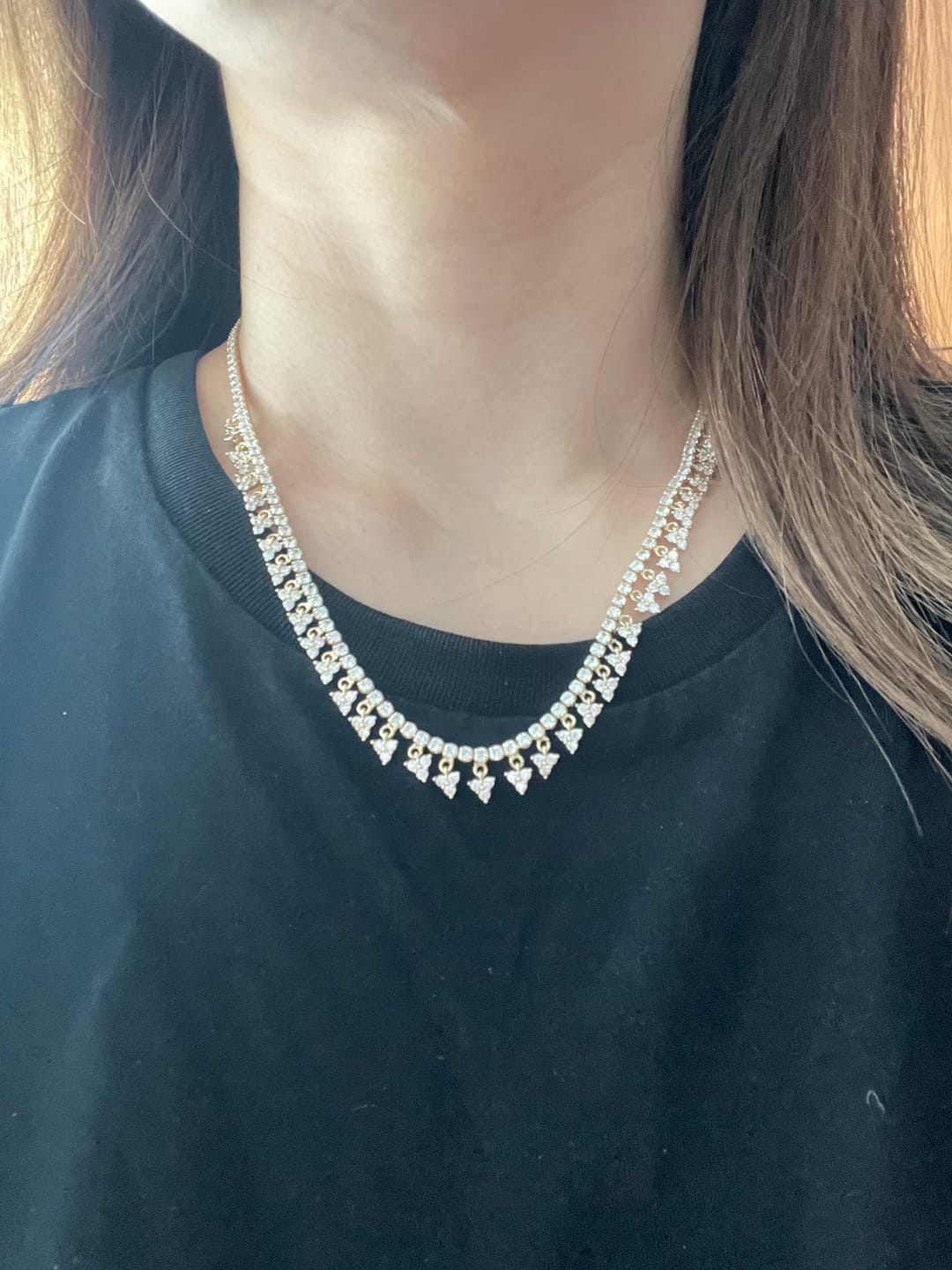 Customer photo review of Esley Shaker Necklace