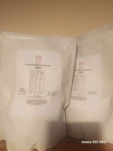Customer photo review of Micronised Creatine Monohydrate