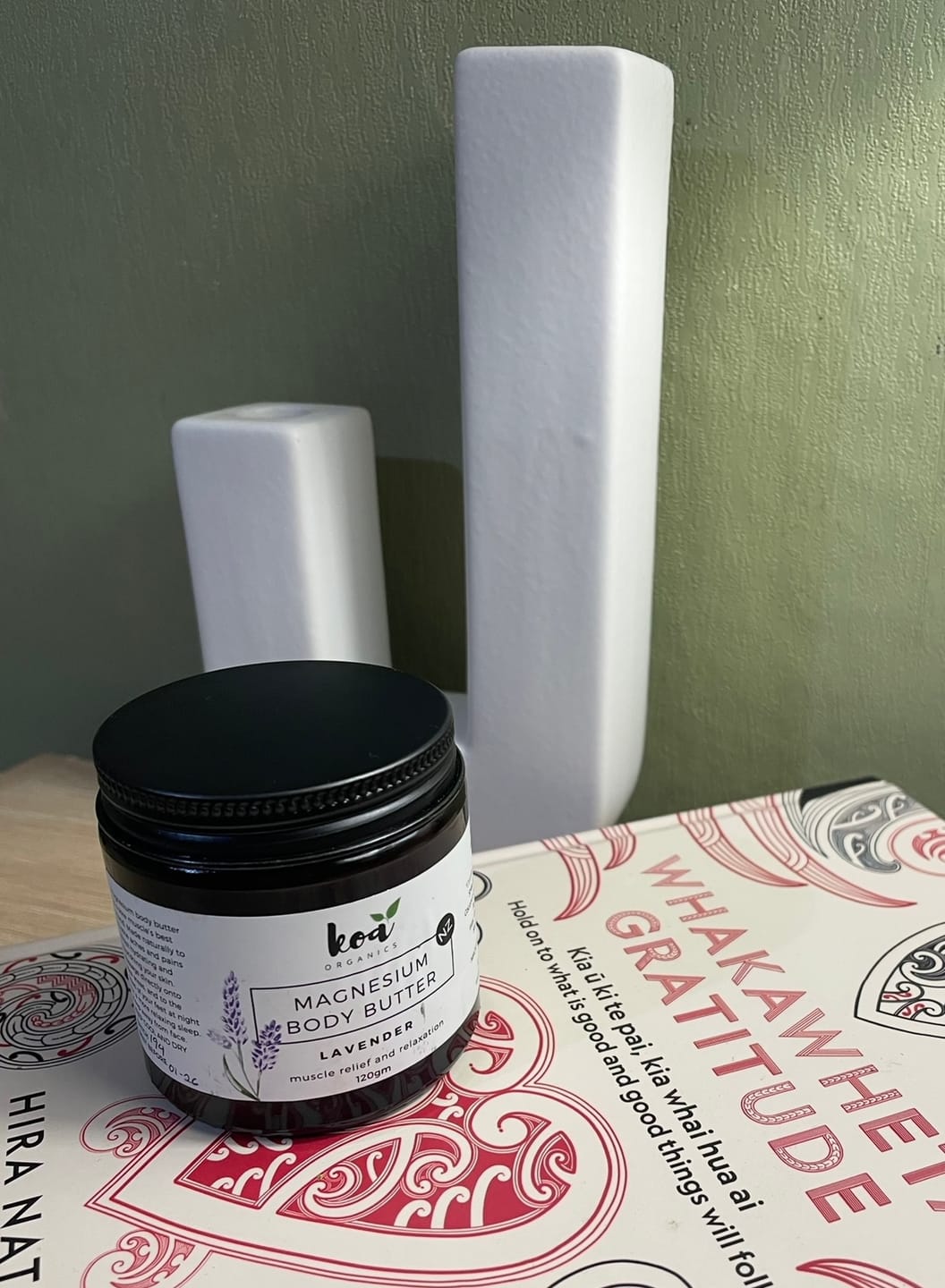 Customer photo review of Magnesium Body Butter with Lavender
