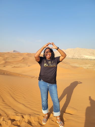 Customer photo review of Gold Dubai Unisex Shirt