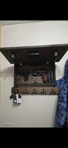 Customer photo review of PERSONALIZABLE AMERICAN FLAG