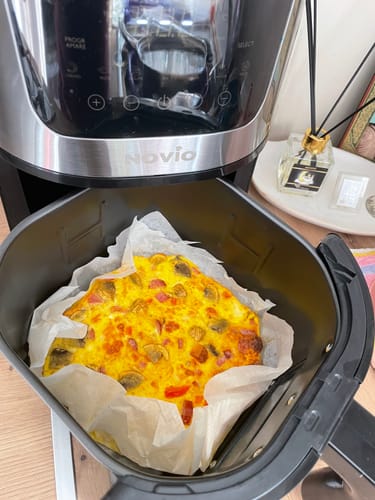 Customer photo review of Air Fryer Novio Grill & Fry