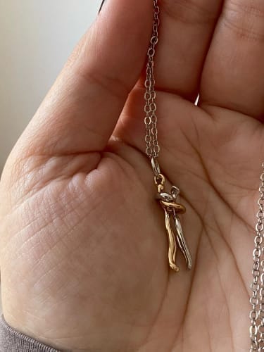 Customer photo review of Eternal Embrace Necklace