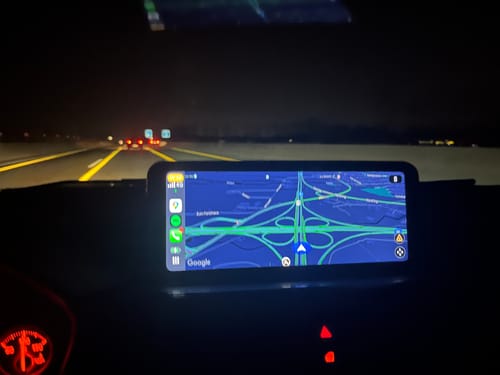 Customer photo review of 10.25'' BMW 3/4er F30~F36 2013-2016 NBT Linux CarPlay Android Auto screen