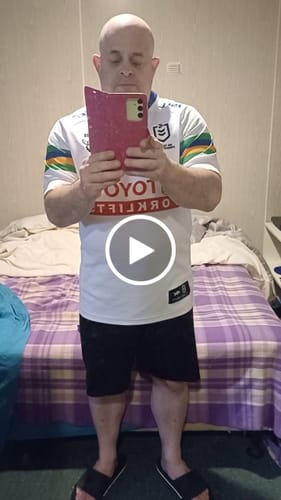 Customer video review of 2024 Canberra Raiders Away Jersey