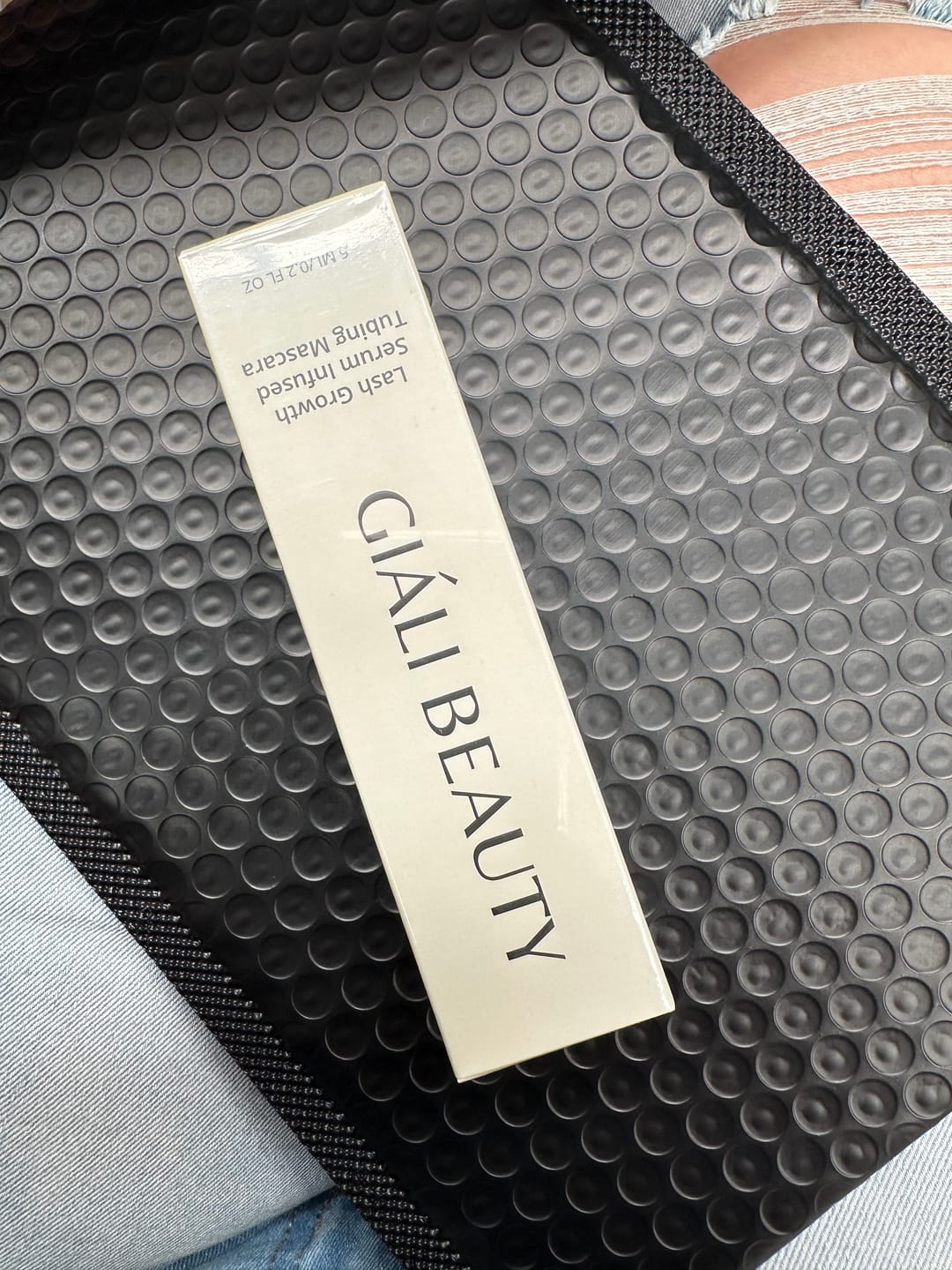 Customer photo review of Lash Growth Serum Infused Tubing Mascara – Giali Beauty
