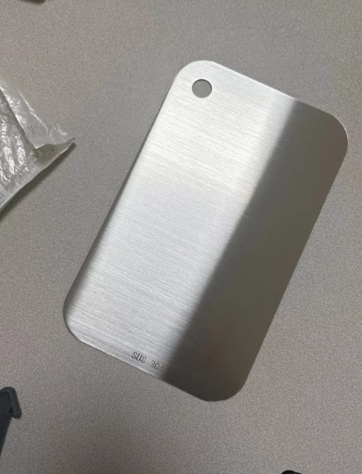Customer photo review of Steel Chopping Board Set